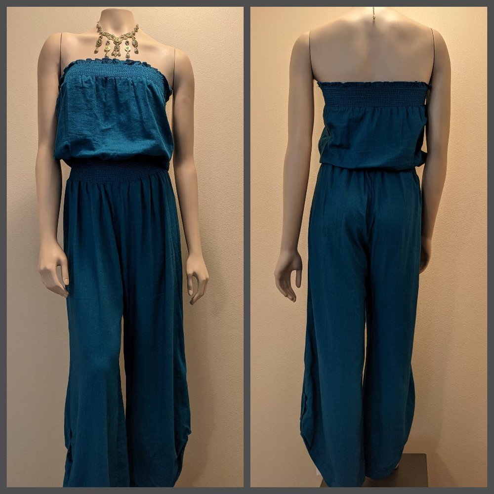 Fashion Love Strapless Jumpsuit Size M